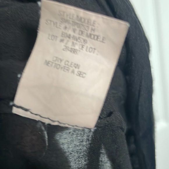 Helmut Lang sheer short sleeve asymmetrical blouse M - Picture 7 of 8